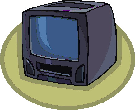 Television clip art