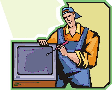 Television clip art