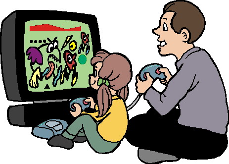 Television clip art