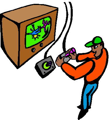 Television clip art