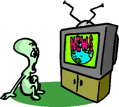 Television clip art