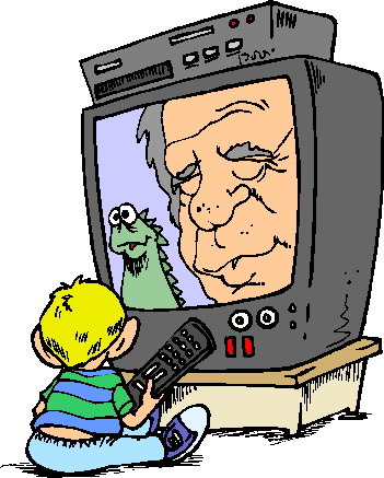 Television clip art