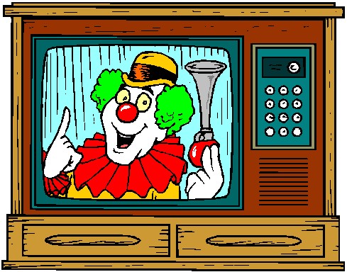 Television clip art