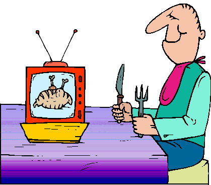 Television clip art