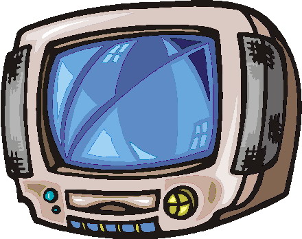 Television clip art