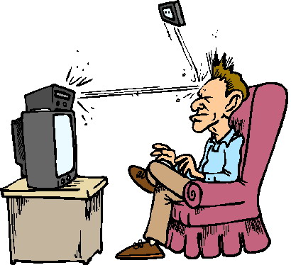 Television clip art