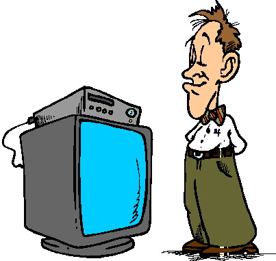 Television clip art