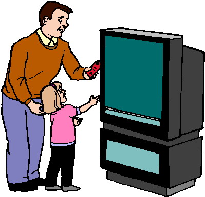 Television clip art