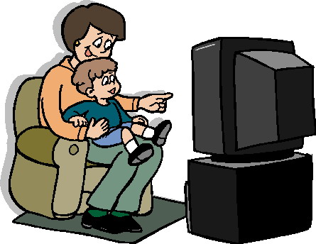 Television clip art