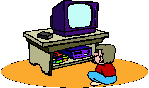 Television clip art