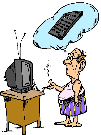 Television clip art