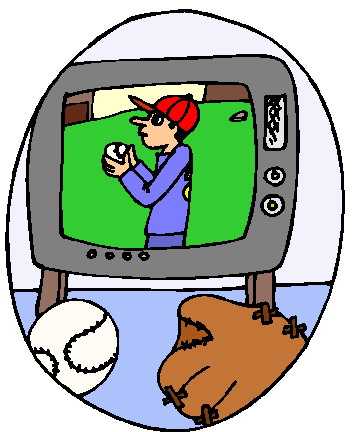 Television clip art