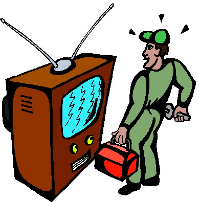 Television clip art