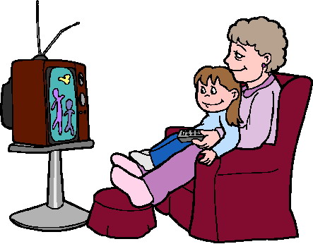 Television clip art