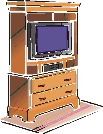 Television clip art