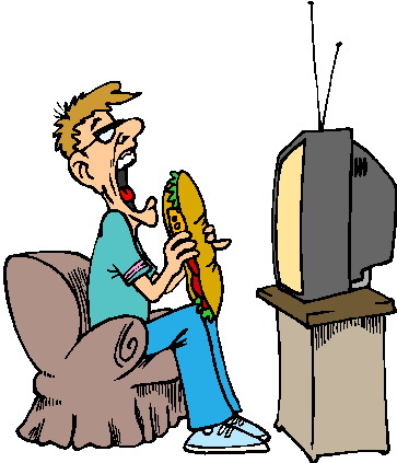 Television clip art