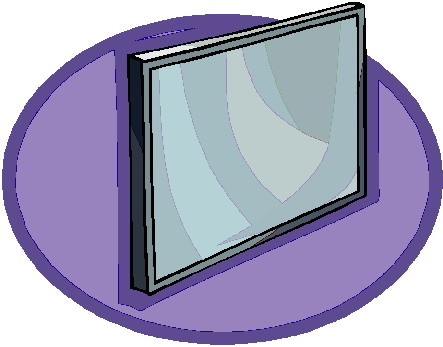 Television clip art