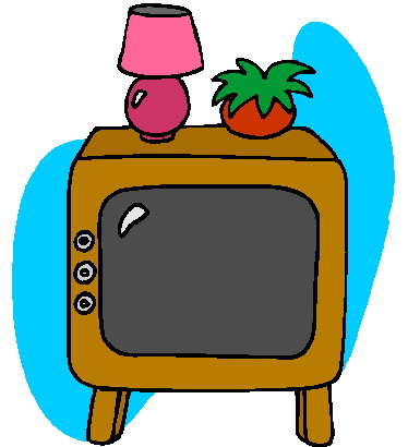 Television clip art