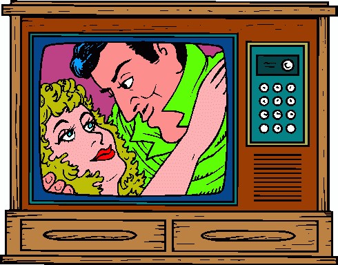 Television clip art