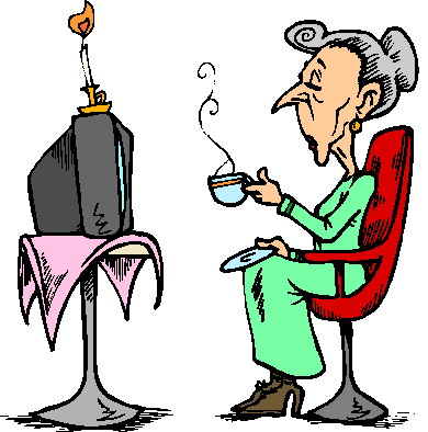 Television clip art