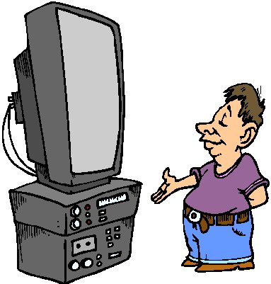 Television clip art