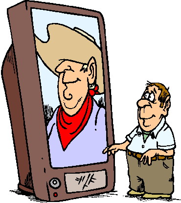 Television clip art