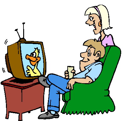 Television clip art