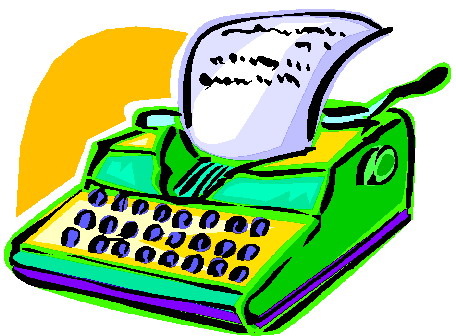 Typewriter clip art