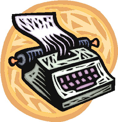 Typewriter clip art