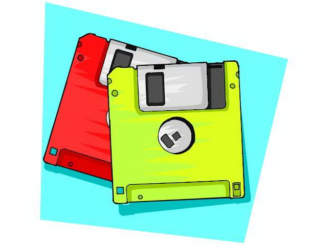 Diskette clip art