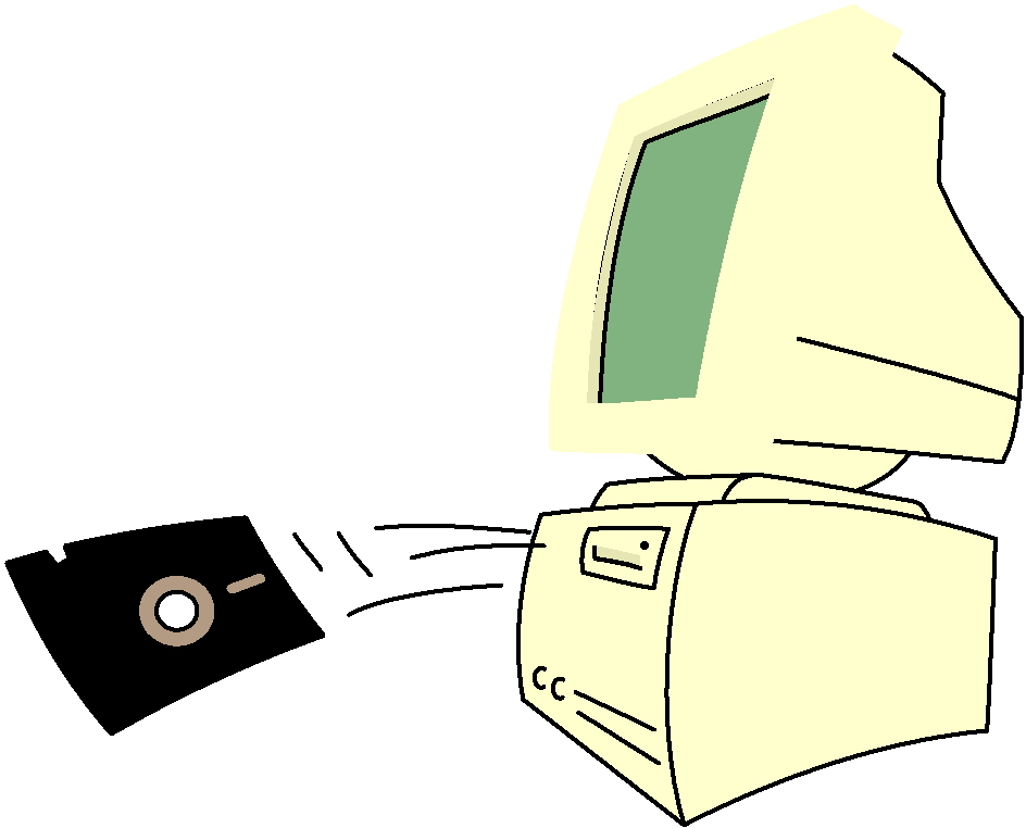 Diskette clip art