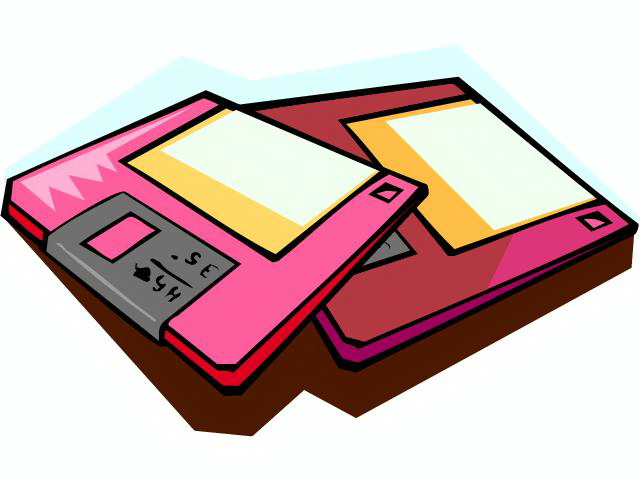 Diskette clip art