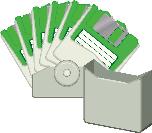 Diskette clip art