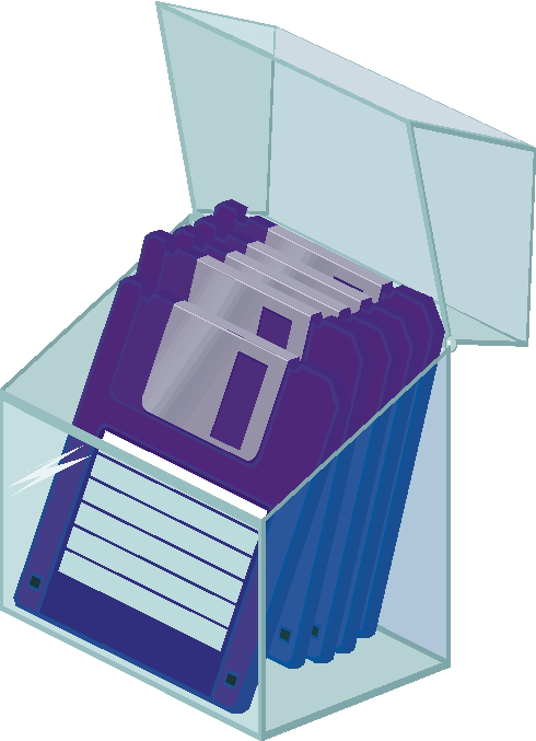 Diskette clip art