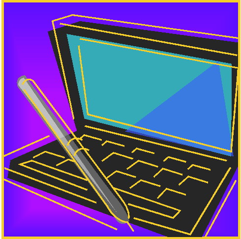 Laptops clip art