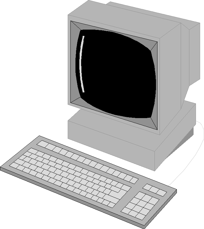 Computer CRT monitor