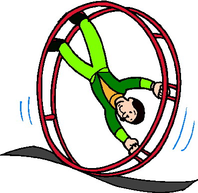 Acrobats clip art