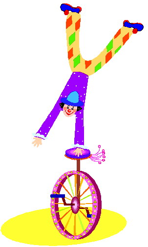 Acrobats clip art