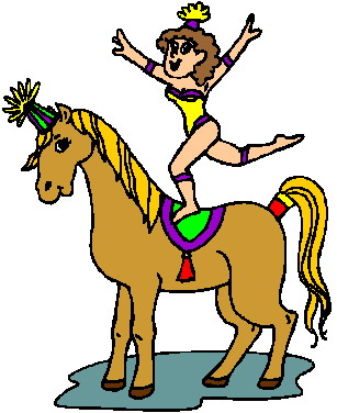 Acrobats clip art