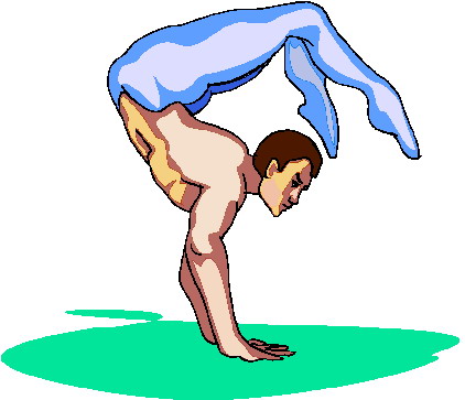 Acrobats clip art