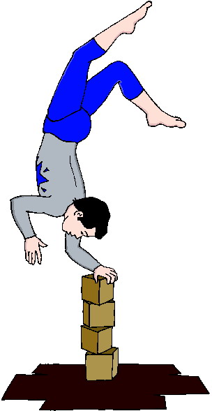 Acrobats clip art