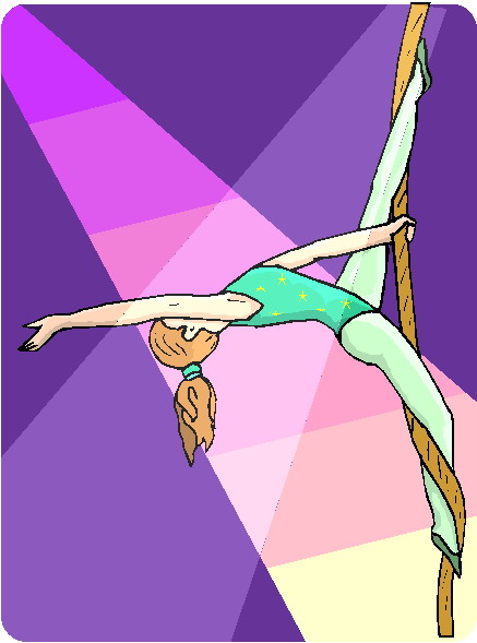 Acrobats clip art