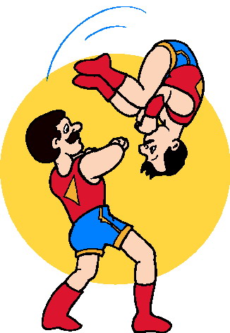 Acrobats clip art