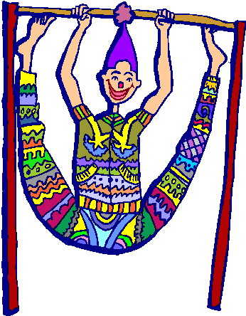 Acrobats clip art