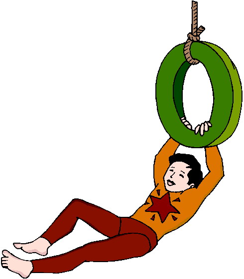 Acrobats clip art