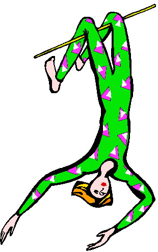 Acrobats clip art