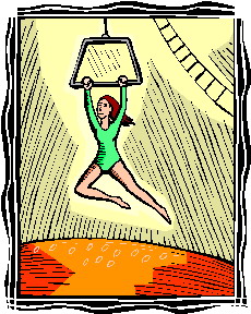 Acrobats clip art