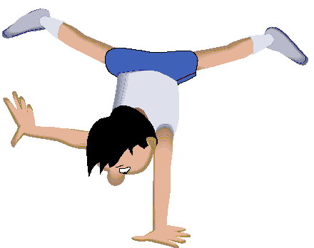 Acrobats clip art