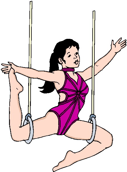 Acrobats clip art