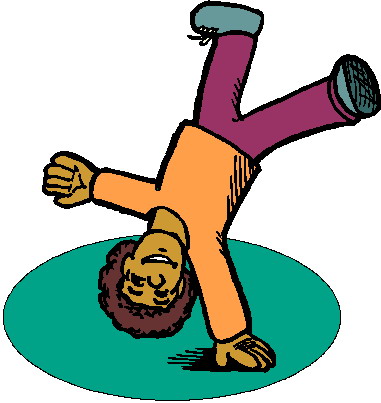 Acrobats clip art